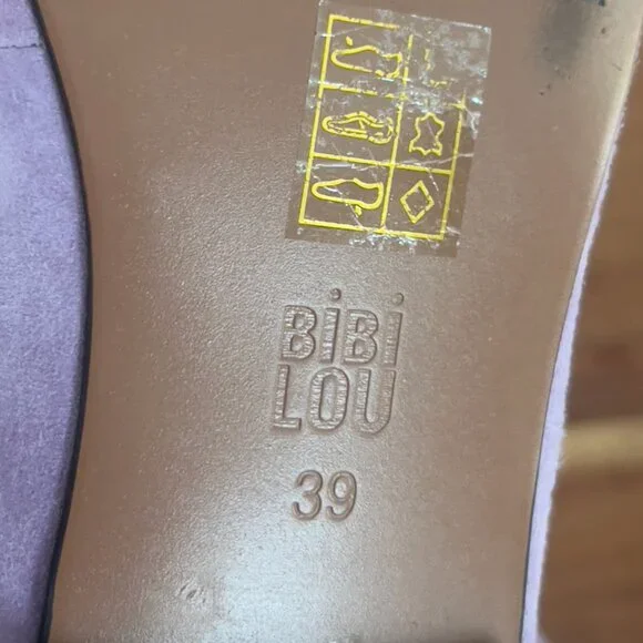 ANTHROPOLOGIE BIBI LOU LEATHER SUEDE LOAFER SIZE 39 - Picture 6 of 6